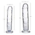 Jock C-Thru Dildo - 8 Inch