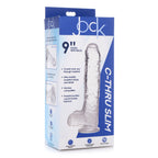 Jock C-Thru Dildo with Balls - 9 Inch