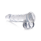 Jock C-Thru Dildo with Balls - 9 Inch