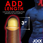Curve Toys | JOCK Extra Long 3 Penis Extension Sleeve - Dark