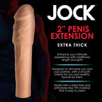 Curve Toys | JOCK Extra Thick 2 Penis Extension Sleeve - Light