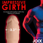 Curve Toys | JOCK Extra Thick 2 Penis Extension Sleeve - Light