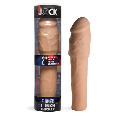 JOCK Extra Thick 2 Inch Penis Extension Sleeve Light 2 Inch Longer 1 Inch Thicker Default Title SLEEVES
