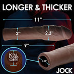 Curve Toys | JOCK Extra Thick 2 Penis Extension Sleeve - Dark