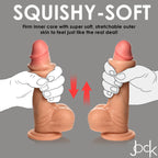 Curve Toys | Jock 8 Real Skin Realistic Skin Silicone Dildo w/ Balls