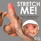 Curve Toys | Jock 8 Real Skin Realistic Skin Silicone Dildo w/ Balls