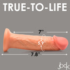 Jock 8 Inch Vibrating Realistic Skin Silicone Dildo > Vibrators > Realistic Vibrators