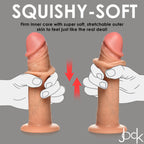 Jock 8 Inch Vibrating Realistic Skin Silicone Dildo > Vibrators > Realistic Vibrators