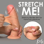 Jock 8 Inch Vibrating Realistic Skin Silicone Dildo > Vibrators > Realistic Vibrators