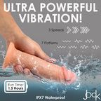 Jock 8 Inch Vibrating Realistic Skin Silicone Dildo > Vibrators > Realistic Vibrators