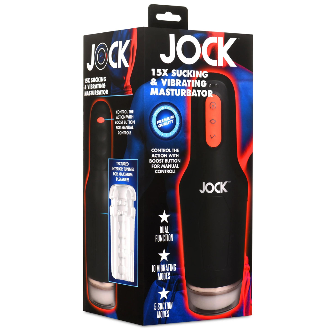 Jock 15X Sucking and Vibrating Masturbator Default Title > Sex Toys For Men > Masturbators > Vibrating