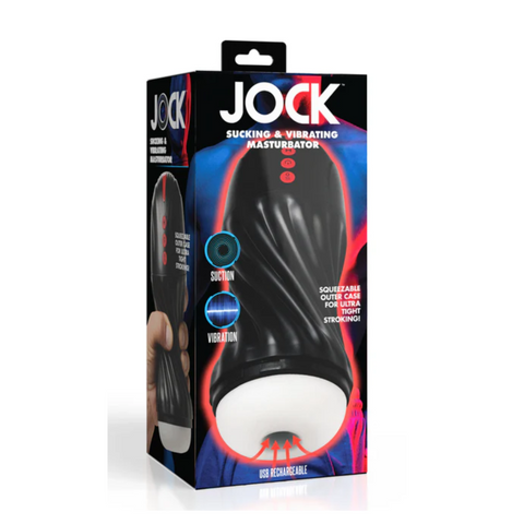 Jock Sucking and Vibrating Masturbator Default Title Strokers - Auto