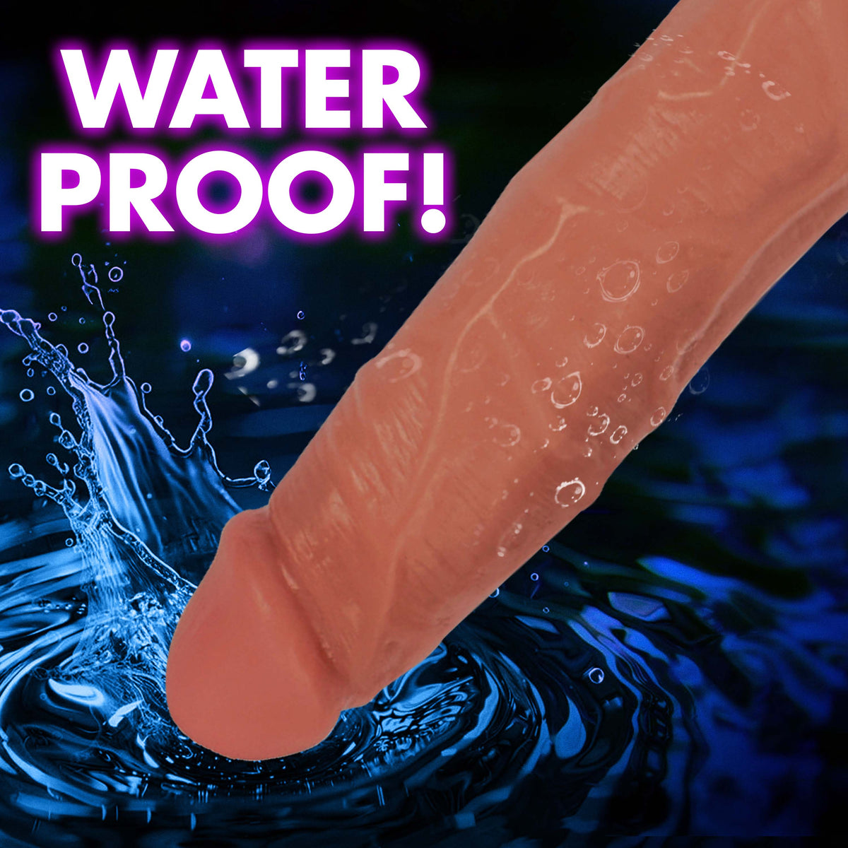 JOCK 9 Inch Bareskin Vibrating Dong with Balls in Vanilla > Vibrators > Realistic Vibrators