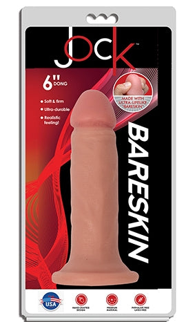 Jock 6 Inch Bareskin Dong No Balls Vanilla Default Title Dongs Realistic
