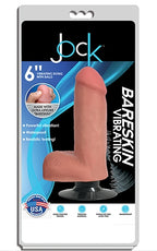 JOCK 6 Inch Bareskin Vibrating Dong with Balls Vanilla Default Title > Vibrators > Realistic Vibrators