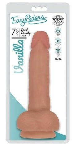 Easy Riders 7 Inch Slim Bioskin Dong With Balls Vanilla Default Title Dongs Realistic