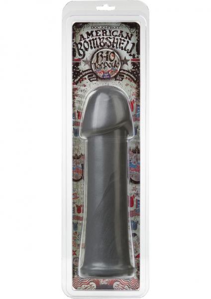 American Bombshell B-10 Torpedo (Gun Metal) – Large Anal Dildo > Anal Range > Oversized Anal Toys