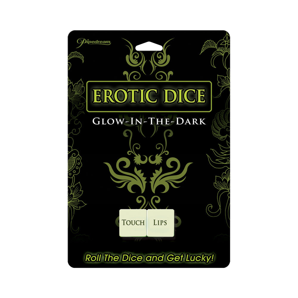 Glow in the Dark Erotic Dice Game White > Novelties > Games