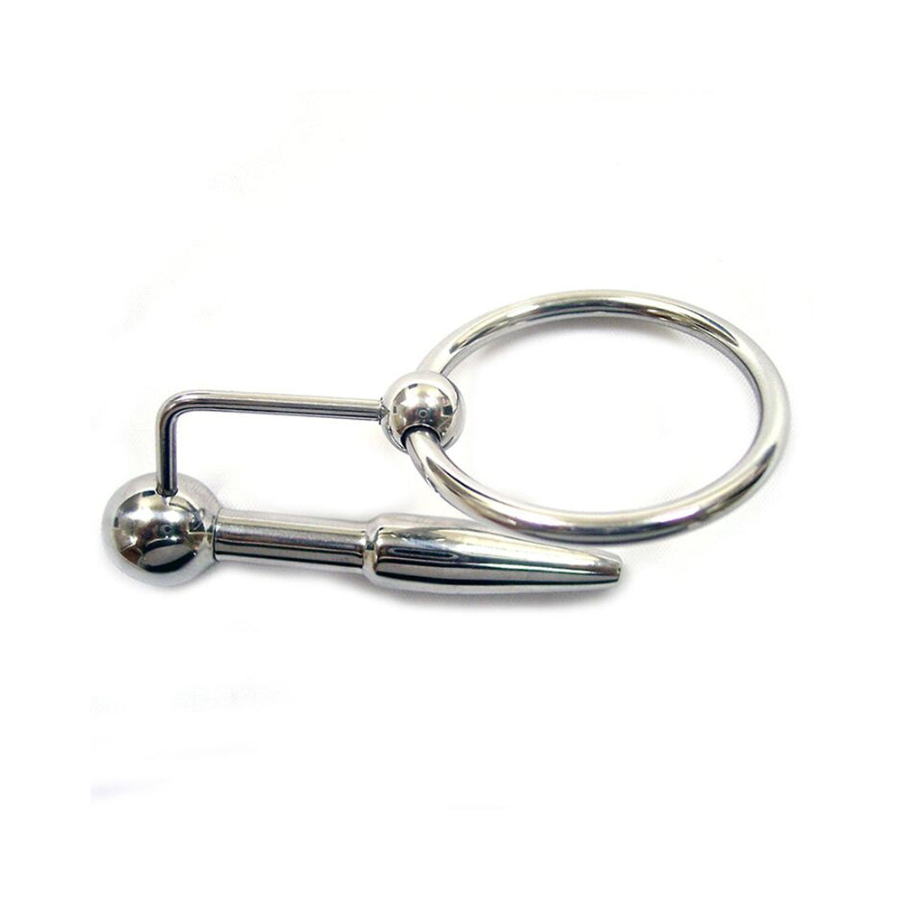Stainless Steel Urethral Probe & Cock Ring Main image