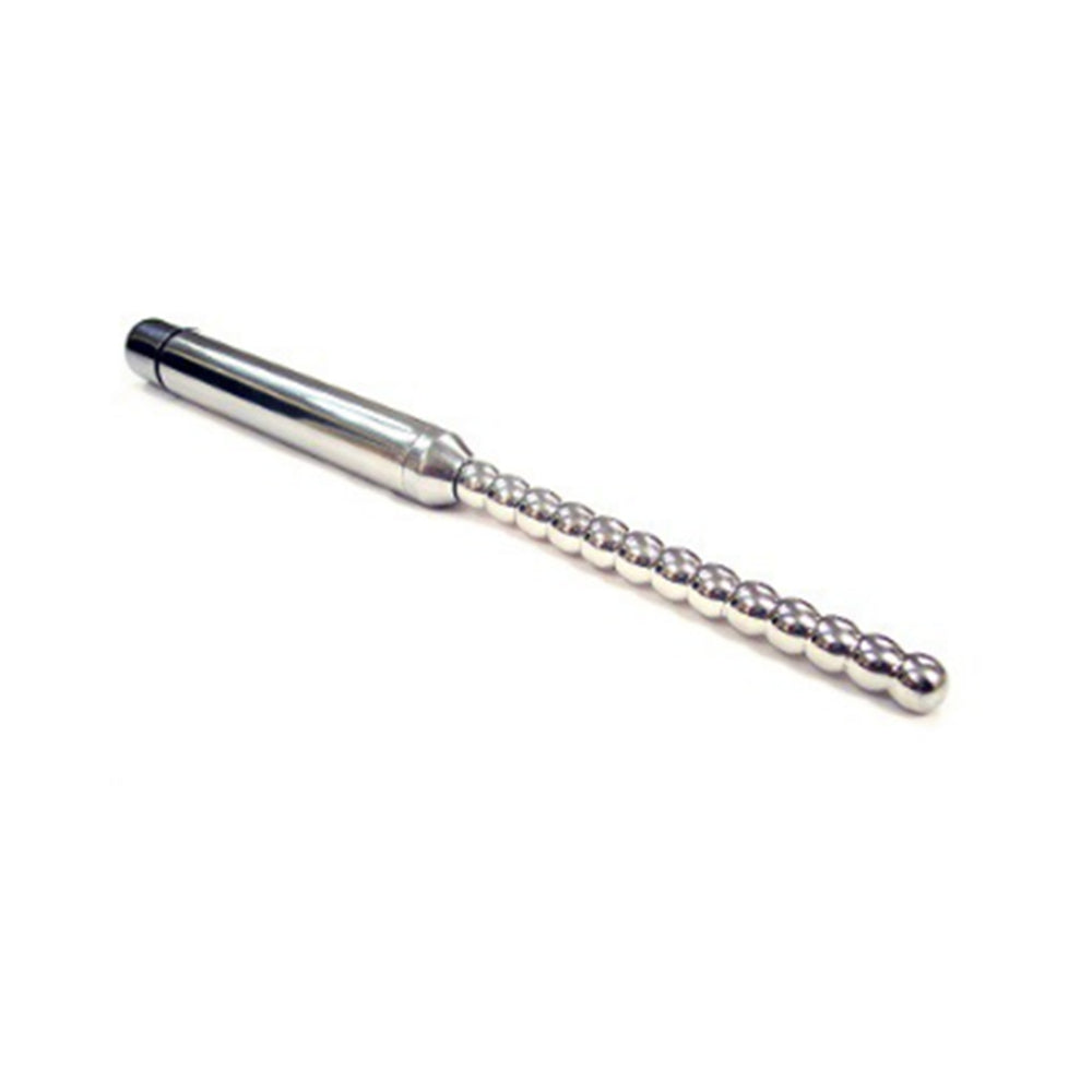 Rouge Stainless Steel Vibrating Ribbed Urethral Probe Secondary image