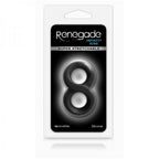 Renegade Infinity Ring (Black) – Stretchy Silicone Cock and Ball Rings > Cock Ring > Sets