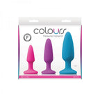 Colours Pleasures Trainer Kit – Set of 3 Silicone Butt Plugs > Anal Range > Butt Plug Kits