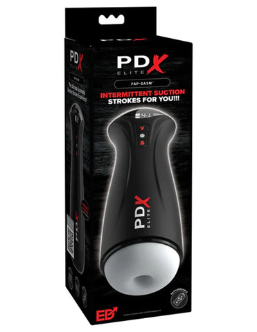 PDX Elite Fuck-Gasm 9.7 Inch Auto Stroker Clear Strokers - Auto
