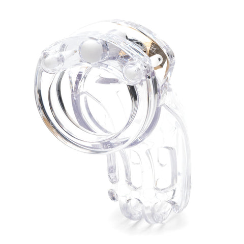 Cockcage The Curve Clear Chastity Device 9.5cm x 3.8cm Cages
