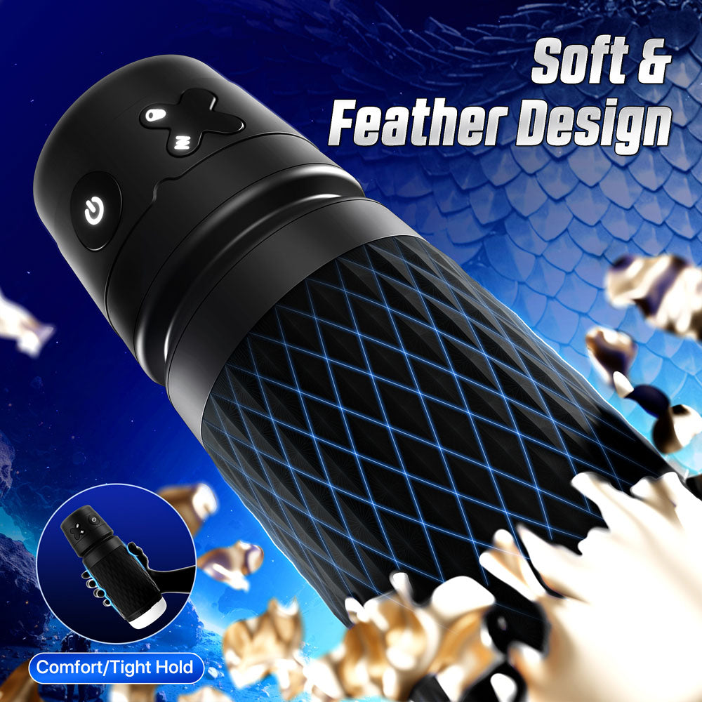 Cyberskin The Warrior – USB Rechargeable Sucking and Vibrating Masturbator > Sex Toys For Men > Masturbators Premium