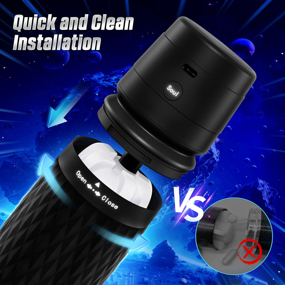 Cyberskin The Warrior – USB Rechargeable Sucking and Vibrating Masturbator > Sex Toys For Men > Masturbators Premium