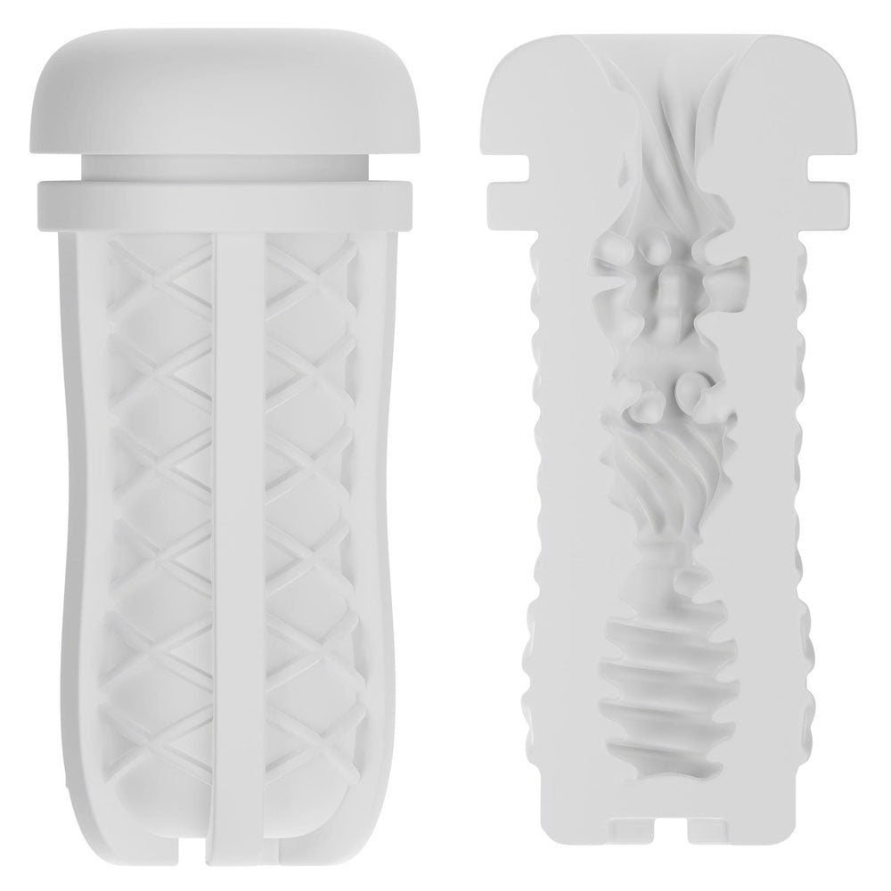 CyberSkin B-Warrior - Replacement Sleeve - Replacement Sleeve for CyberSkin B-Warrior White MASTURBATORS