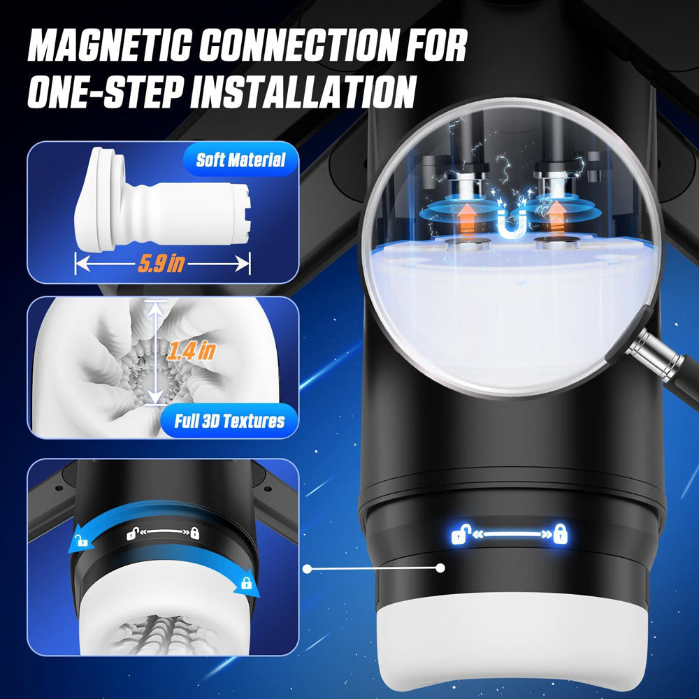 CyberSkin The Wing 29cm Thrusting Auto Masturbator with Heater > Sex Toys For Men > Masturbators Premium