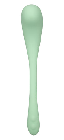 Elle Liquid Silicone Wand Vibrator in Mint Green with 10 Vibration Functions and Rechargeable > Vibrators > Standard Vibrators