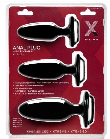 Xplay Finger Grip Plug Starter Kit Experience > Anal Range > Butt Plug Kits