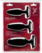 Xplay Finger Grip Plug Starter Kit Experience Black > Anal Range > Butt Plug Kits