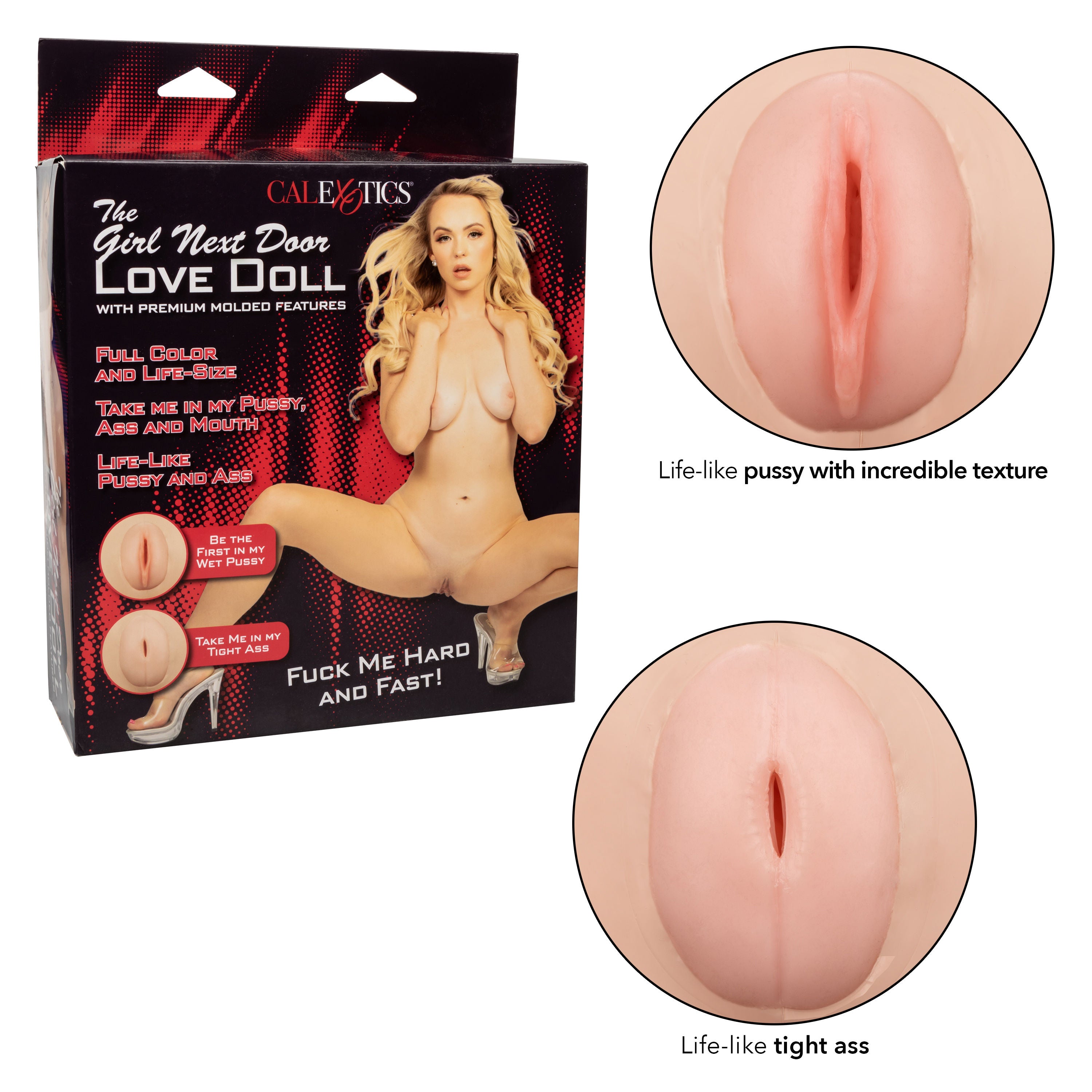 CalExotics Girl Next Door Life-Size Love Doll with 3 Holes > Sex Toys > Sex Dolls > Inflatable