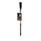 CalExotics Scandal Split Tip Crop Black and Red Hand-Stitched Riding Crop > Bondage Gear > Crops