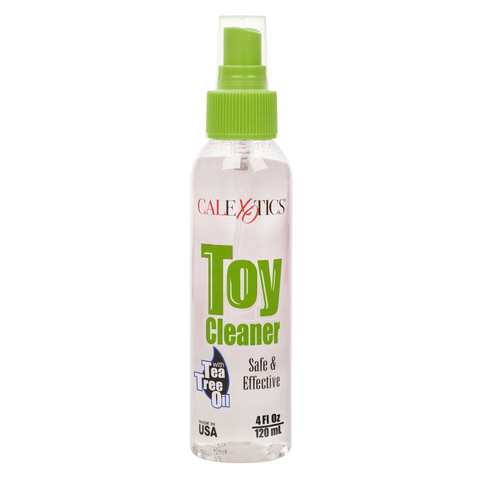 CalExotics Toy Cleaner with Tea Tree Oil 4 Ounce Transparent Bottle Toy Cleaners