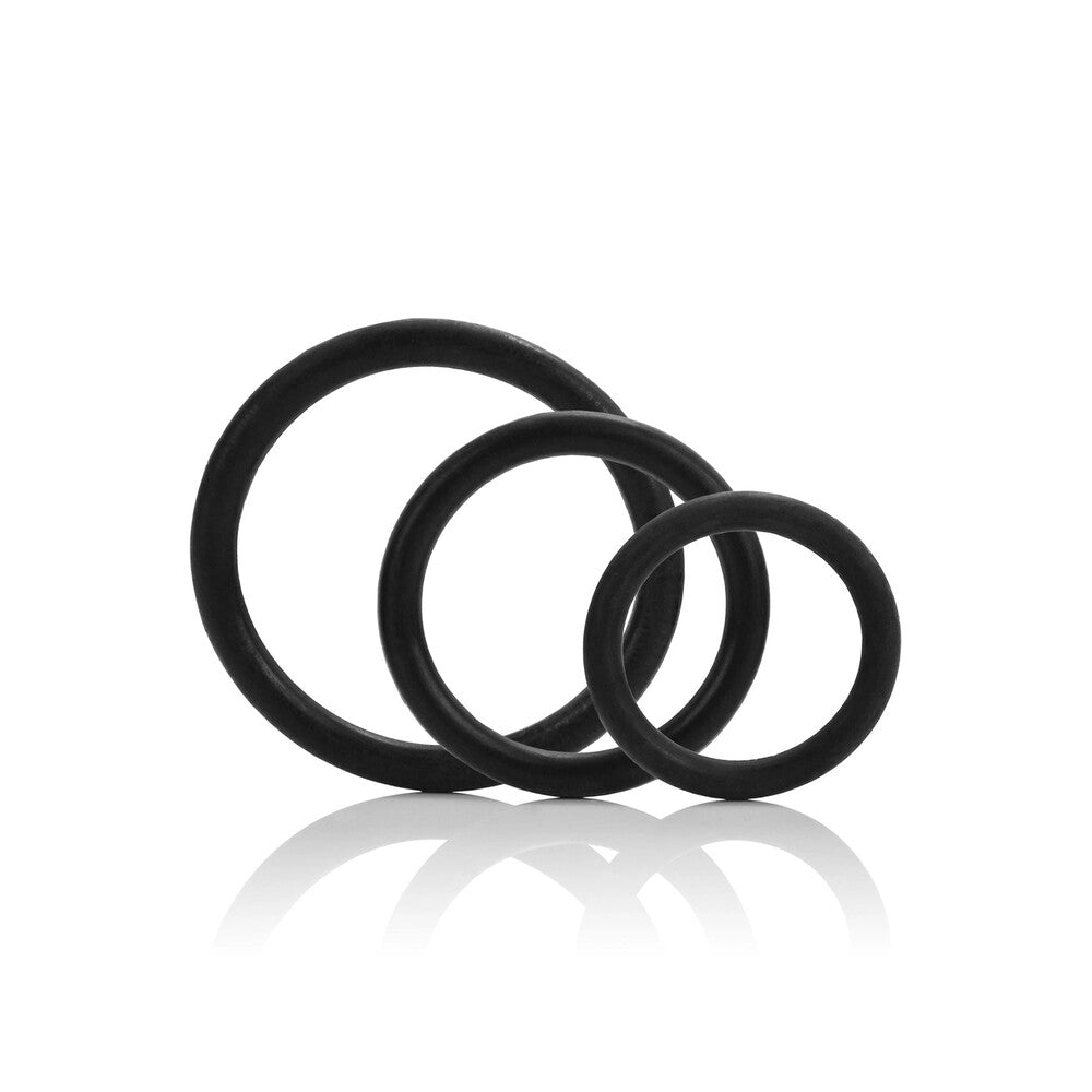 CalExotics TriRings Set – Stretchy Support Cock Ring Set > Cock Ring > Sets Main image