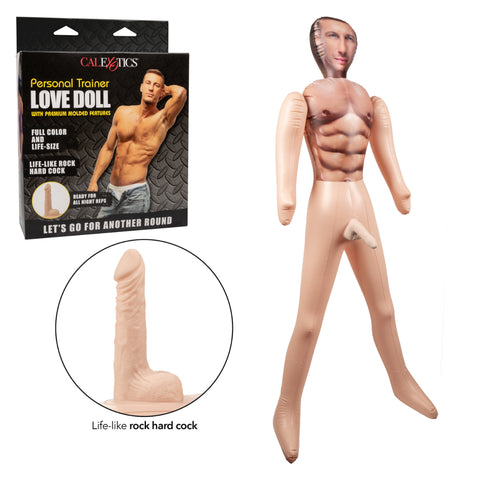 Personal Trainer Love Doll Life-Size Male Inflatable Sex Doll with Full Colour Face and 5.5 Inch Life-Like Cock > Sex Toys > Sex Dolls > Novelty Inflatables