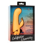 California Dreaming Montecito Muse Orange Silicone G-Spot Stimulator with 10 Vibration Functions and 3 Inflation Settings > Vibrators > Ladies > Rabbit