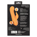 California Dreaming Montecito Muse Orange Silicone G-Spot Stimulator with 10 Vibration Functions and 3 Inflation Settings > Vibrators > Ladies > Rabbit