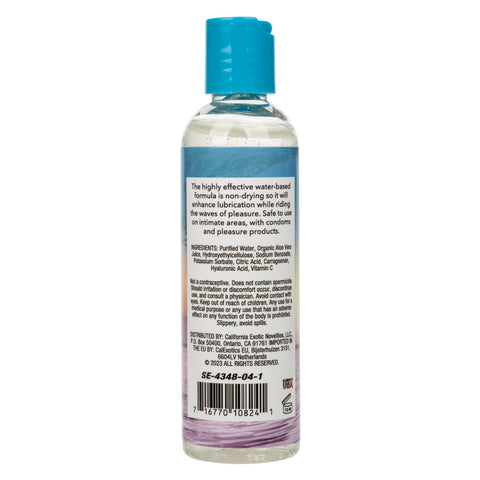 California Dreaming Ocean Mist Water-Based Lubricant 4 Fl Oz Clear Bottle with Blue Cap Water Based Lube