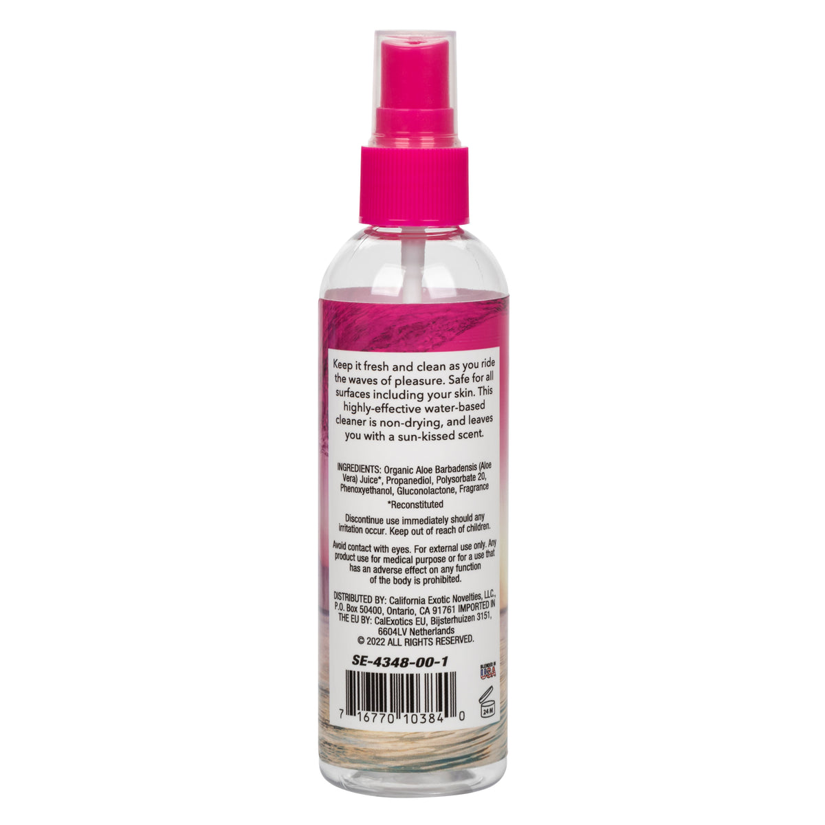 California Dreaming Summer Breeze Toy Cleaner 4oz with Tropical Scent > Essentials > Toy Cleaners