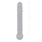 Electric EEL Callisto Clear Glass Dildo 7 Inch Spiraled Design Textured Glass Dildo > Glass > Dildos