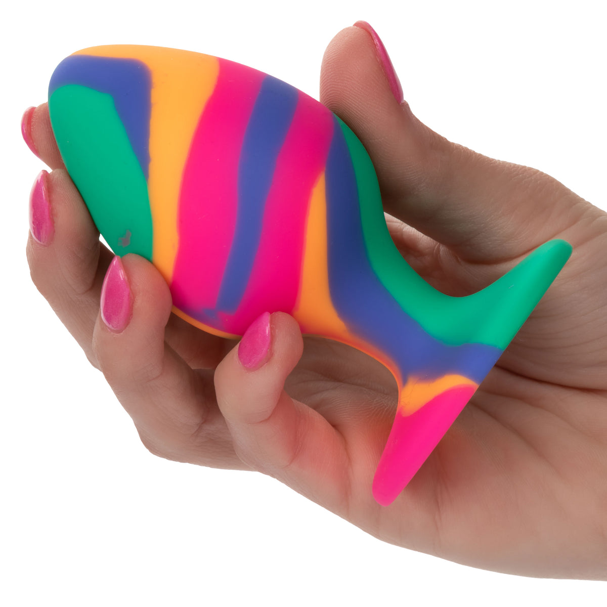 Cheeky Large Tie Dye – Vibrant Large Butt Plug 3.5 Inch > Anal Range > Butt Plugs