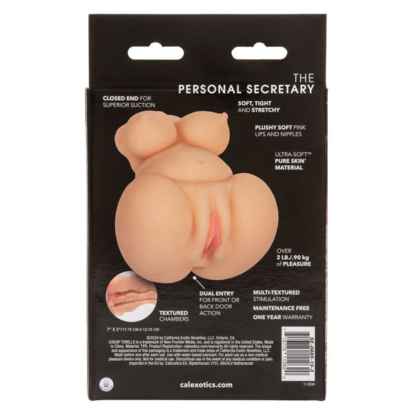 Cheap Thrill Personal Secretary Male Masturbator Ivory Sleeve Strokers - Manual