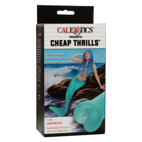 Cheap Thrills The Mermaid Masturbator in Teal Pure Skin Material with Life-Like Texture and Compact Design Strokers - Fantasy