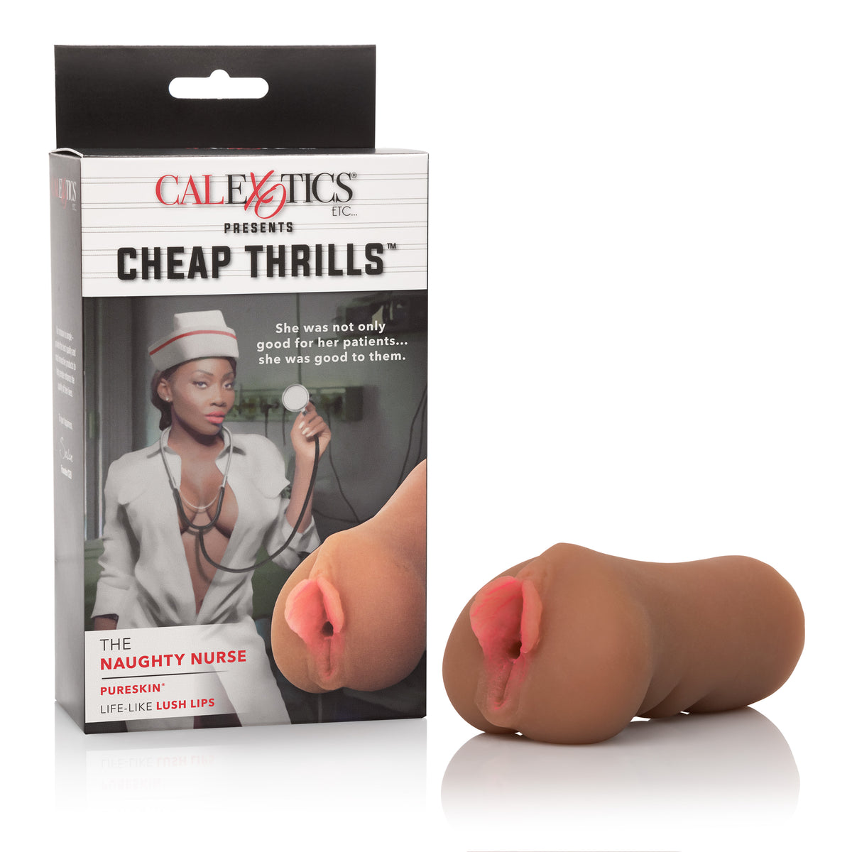 Cheap Thrills The Naughty Nurse Masturbator with PureSkin Life-Like Lush Lips and Tight Suction Chamber > Sex Toys For Men > Masturbators > Manual