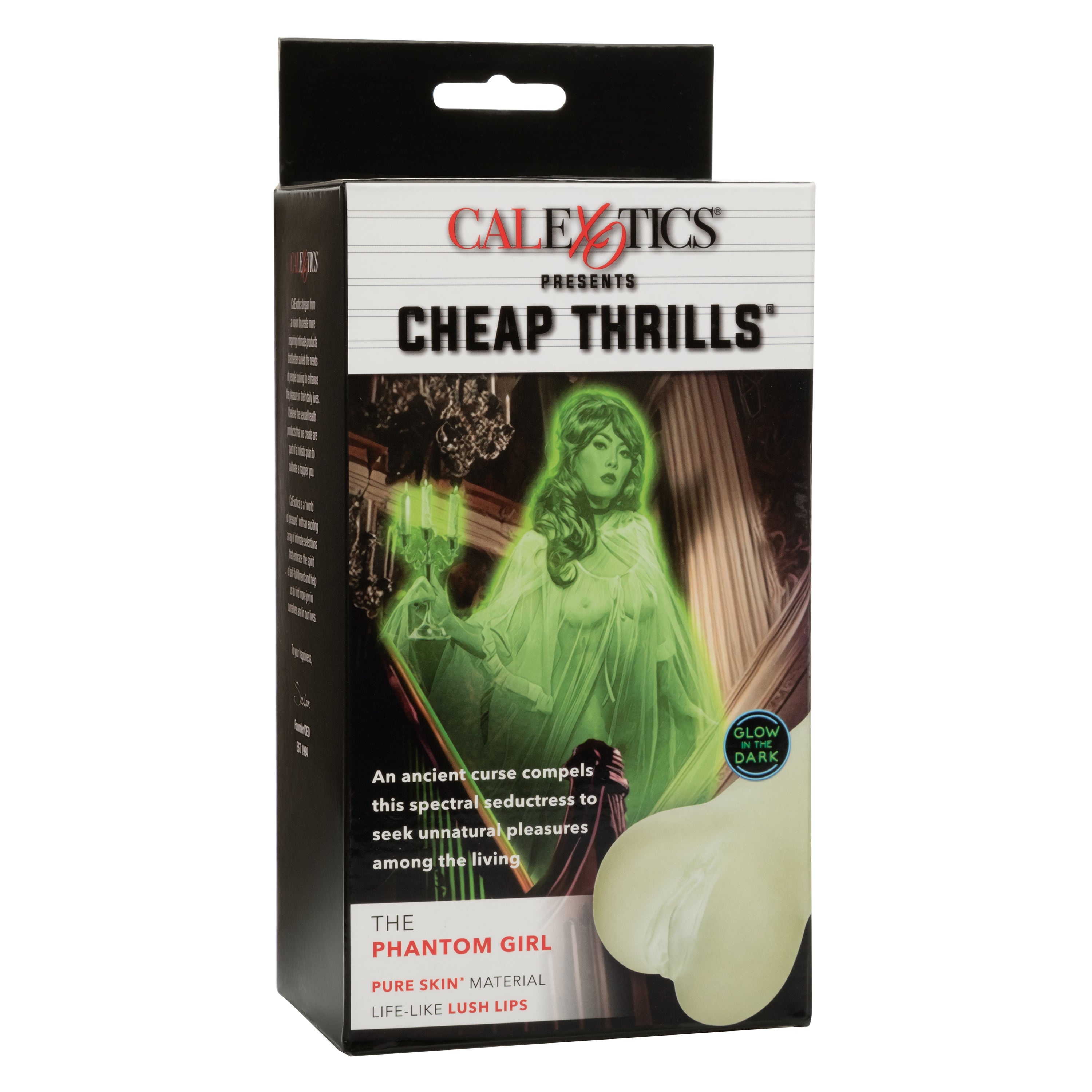 Cheap Thrills The Phantom Girl Glow in the Dark Male Masturbator Soft Life-Like Material Strokers - Fantasy